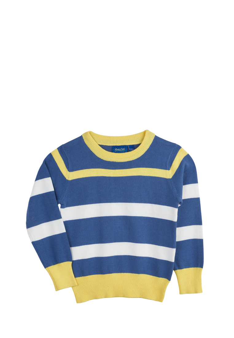 

Джемпер детский Max&jessi SS19182-0200199 синий/желтый р.122, SS19182-0200199
