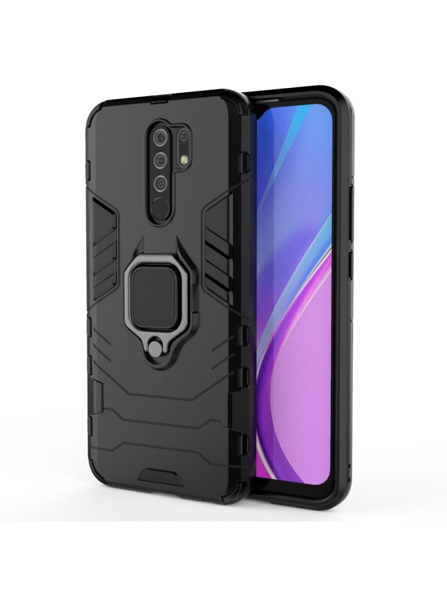 

Чехол Ring для смартфона Xiaomi Redmi 9 черный