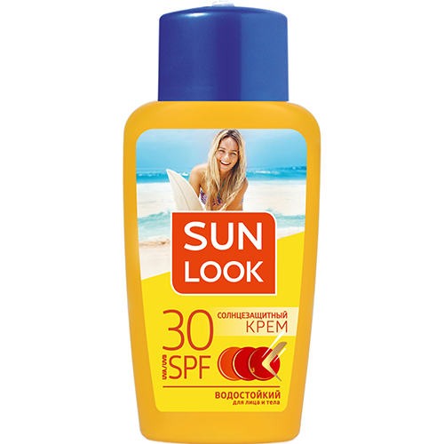 Кондиционер для волос sun look двухфазный для защиты от солнца 50 мл