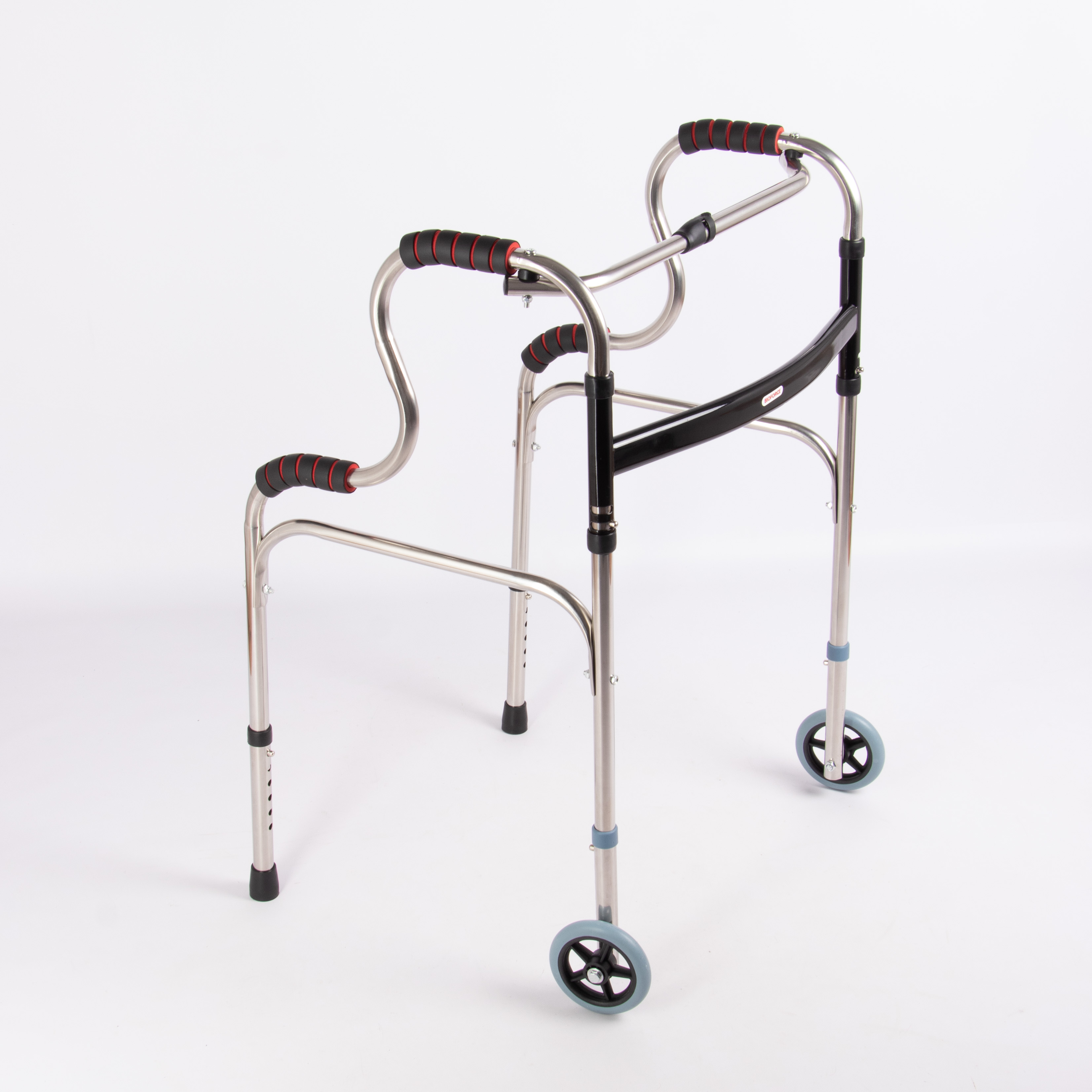 Ходунки двухуровневые на колесах BioForce W-TLS1-WR для взрослых и пожилых людей