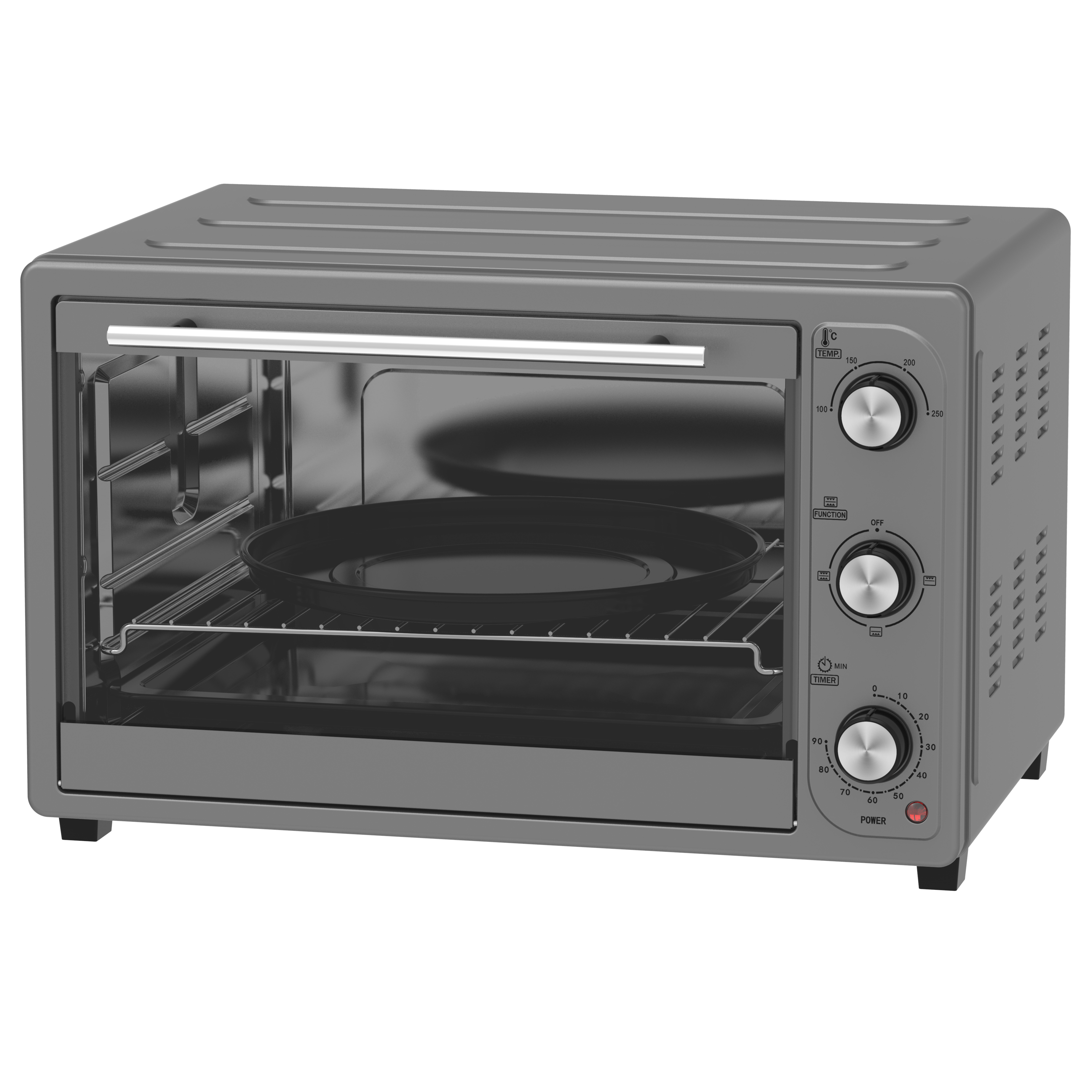 

Мини-печь Oasis M-S45I серый, M-S45I