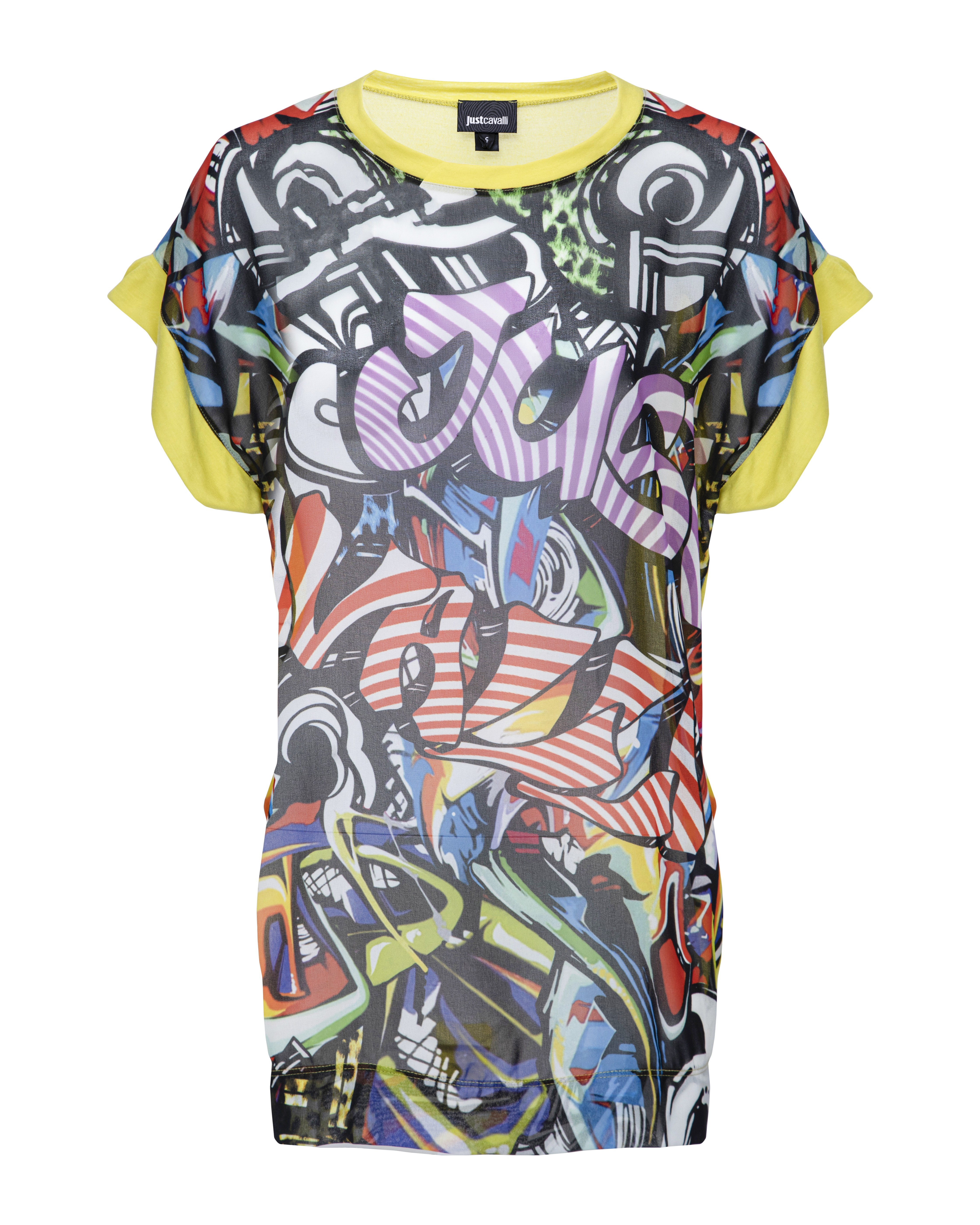 

Футболка женская Just Cavalli GC0086N20191 разноцветная 42 RU, Разноцветный, GC0086N20191