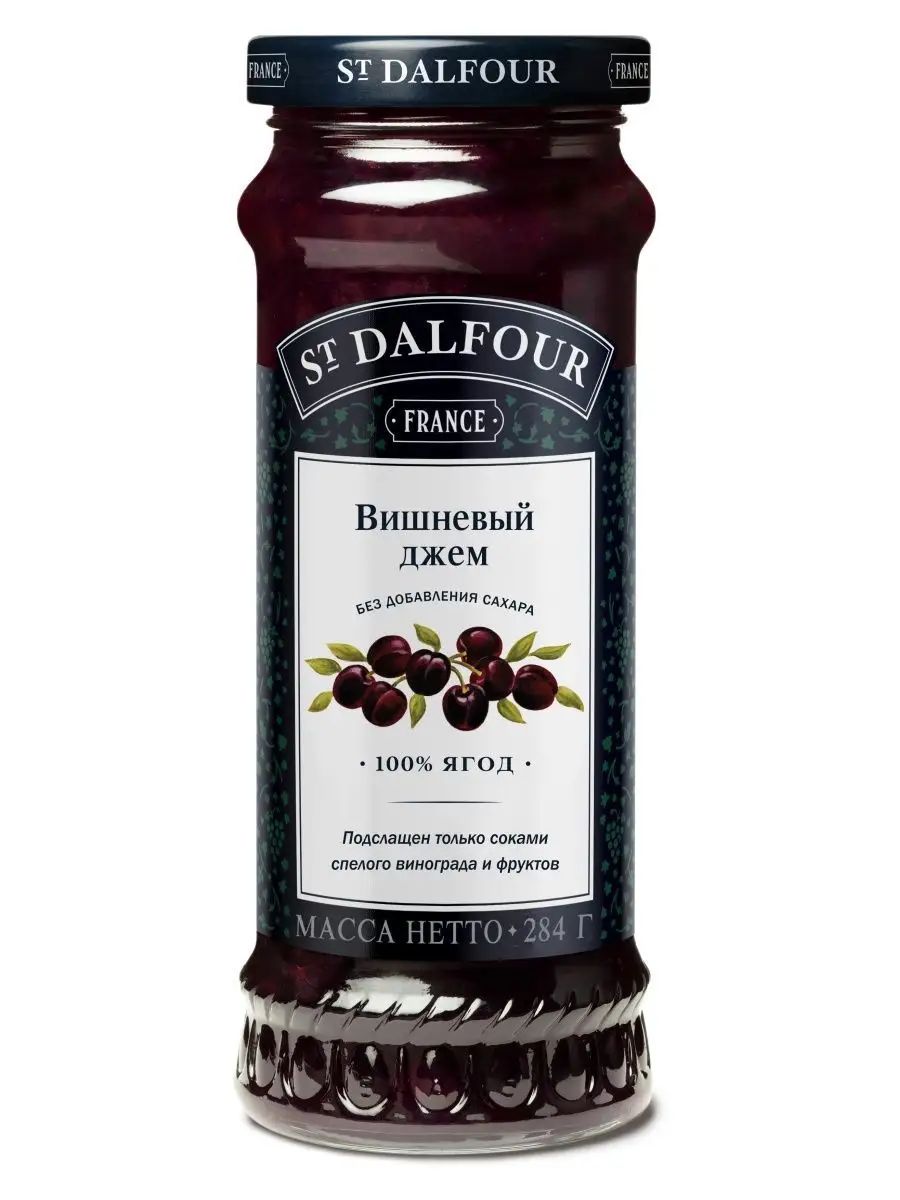 

Джем St. Dalfour вишневый 170 г