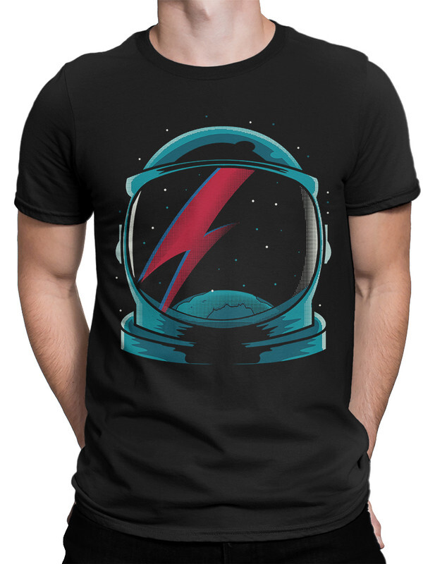 

Футболка мужская Dream Shirts Космический Боуи черная XS, Космический Боуи