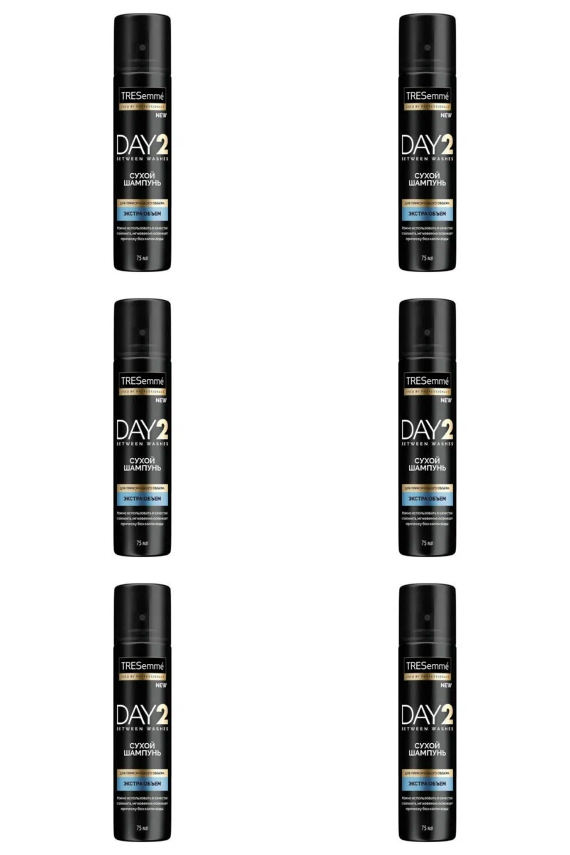 

Сухой шампунь TRESemme Объём, 75 мл, 6 шт.