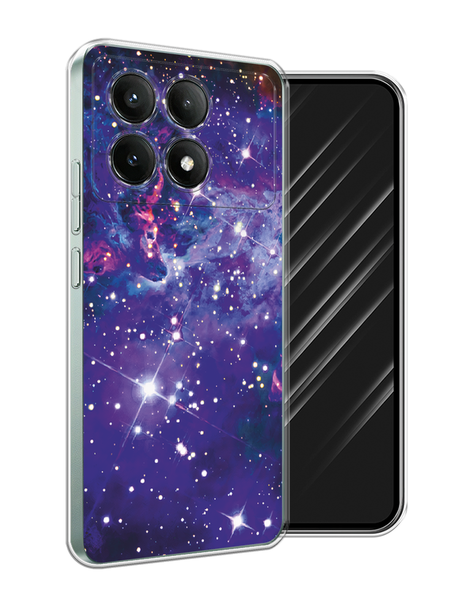 

Чехол Awog на Poco X6 PRO 5G "Яркая галактика", Фиолетовый, 320950-1