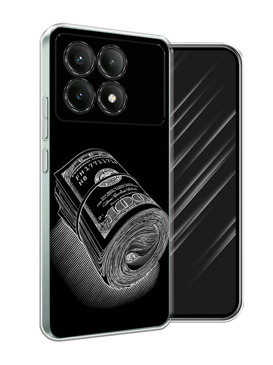 

Чехол Awog на Poco X6 PRO 5G "Кубышка денег", Черный;серебристый, 320950-1