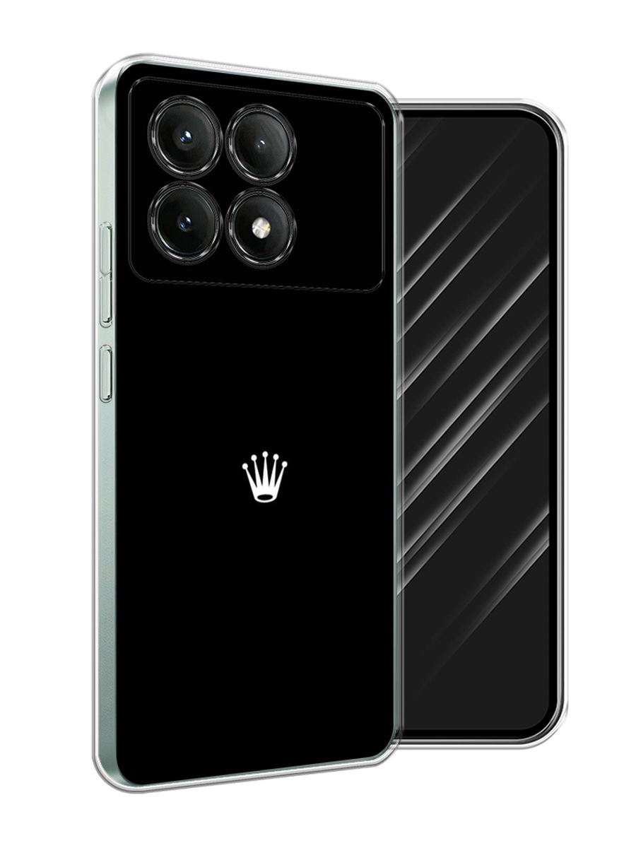 

Чехол Awog на Poco X6 PRO 5G "Белая корона на черном фоне", Черный, 320950-1