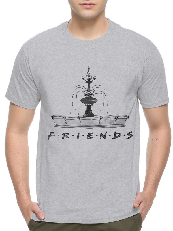 

Футболка мужская Dream Shirts Сериал Друзья серая M, Серый, Сериал Друзья