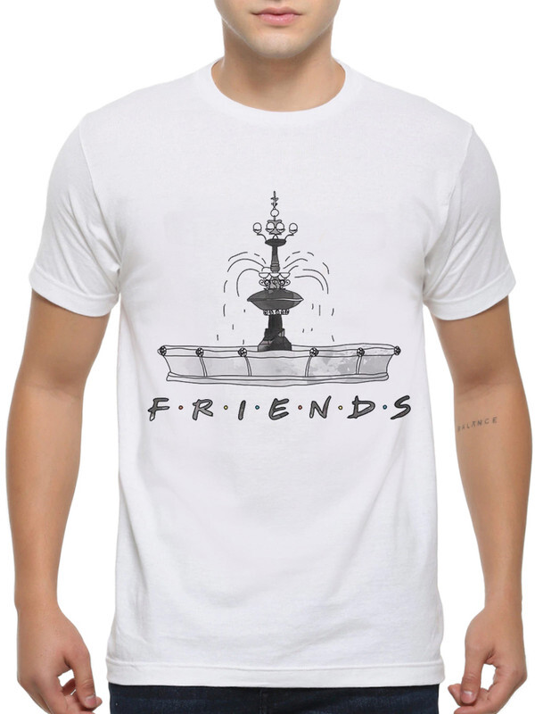 

Футболка мужская Dream Shirts Сериал Друзья белая M, Белый, Сериал Друзья