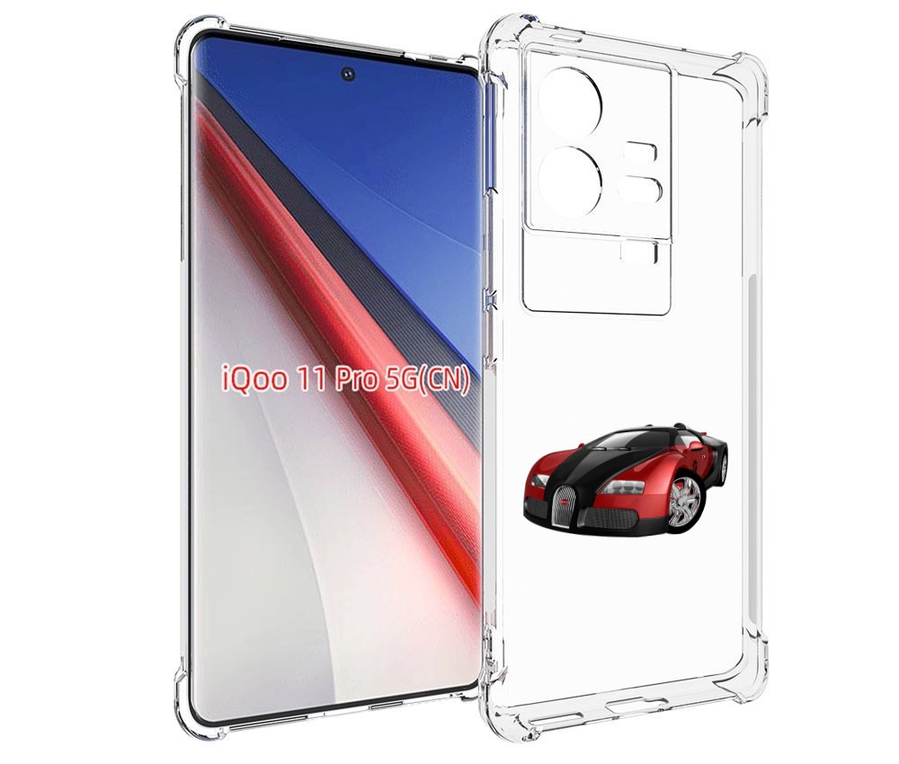

Чехол бампер MyPads Бука мужской для Vivo iQOO 11 Pro противоуда..., Прозрачный, Tocco