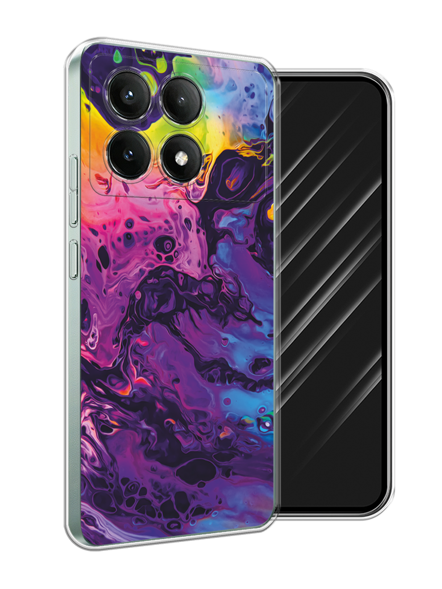 

Чехол Awog на Poco X6 PRO 5G "ACID fluid", Бордовый, 320950-1