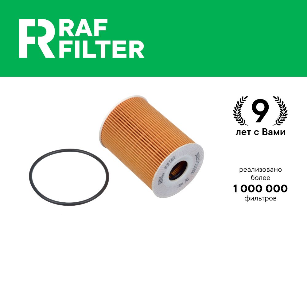 

Фильтр масляный RAF Filter ROF092 Porsche Cayenne 958 и 957