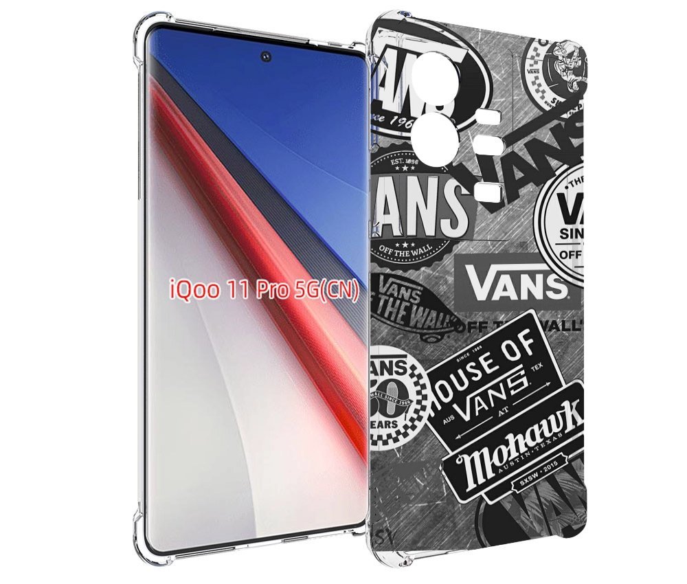 

Чехол бампер MyPads Ванс-постер для Vivo iQOO 11 Pro противоударный, Прозрачный, Tocco