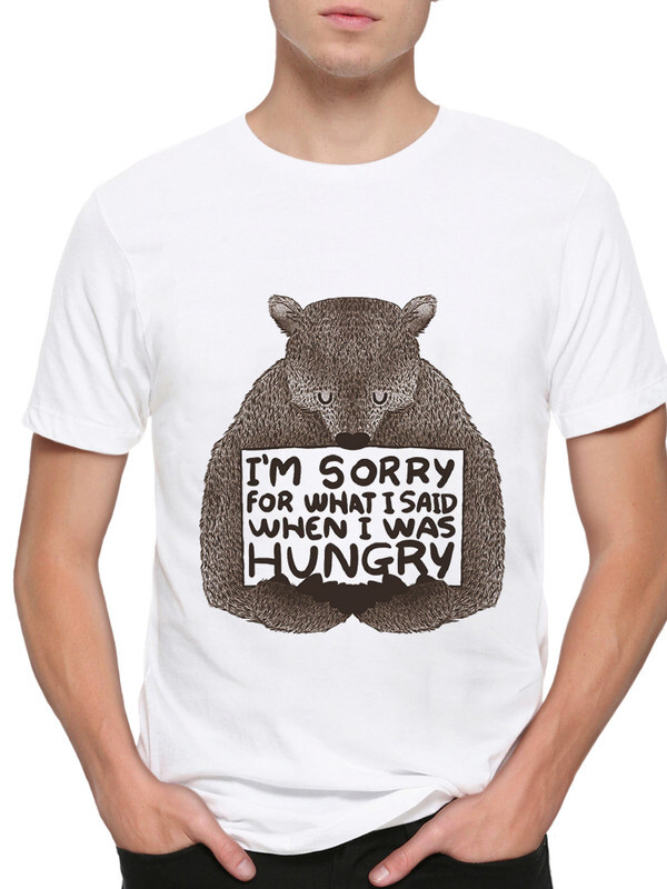 

Футболка мужская Dream Shirts Голодный Медведь белая XS, "Голодный Медведь"