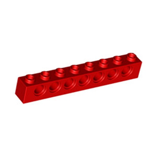 

Деталь LEGO 370221 TECHNIC Кирпичик 1X8 красный 50 шт