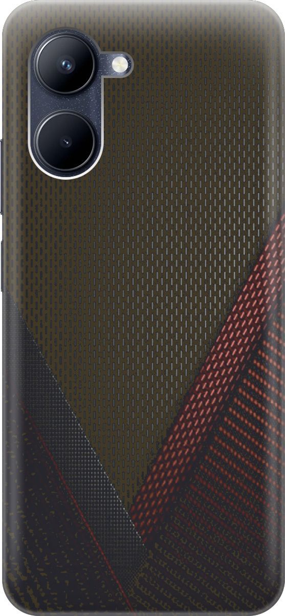 

Силиконовый чехол на realme C33 с принтом "Полотна", Красный;черный, 1573300
