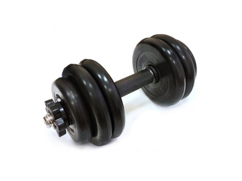 Разборная гантель MB Barbell MB-FdbM31 1 x 14 кг, черный