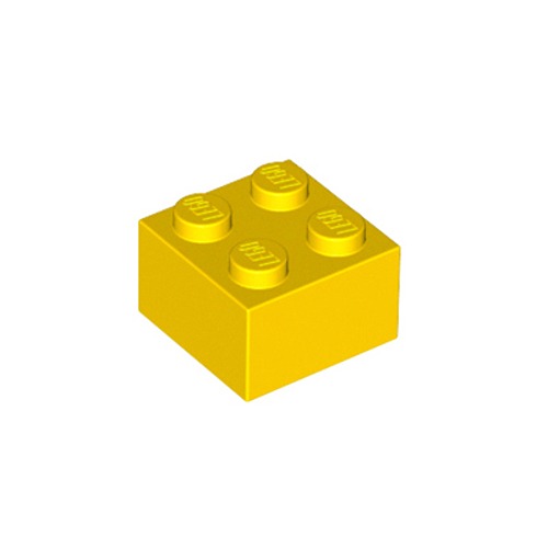

Деталь LEGO 300324 Кирпичик 2X2 желтый 50 шт