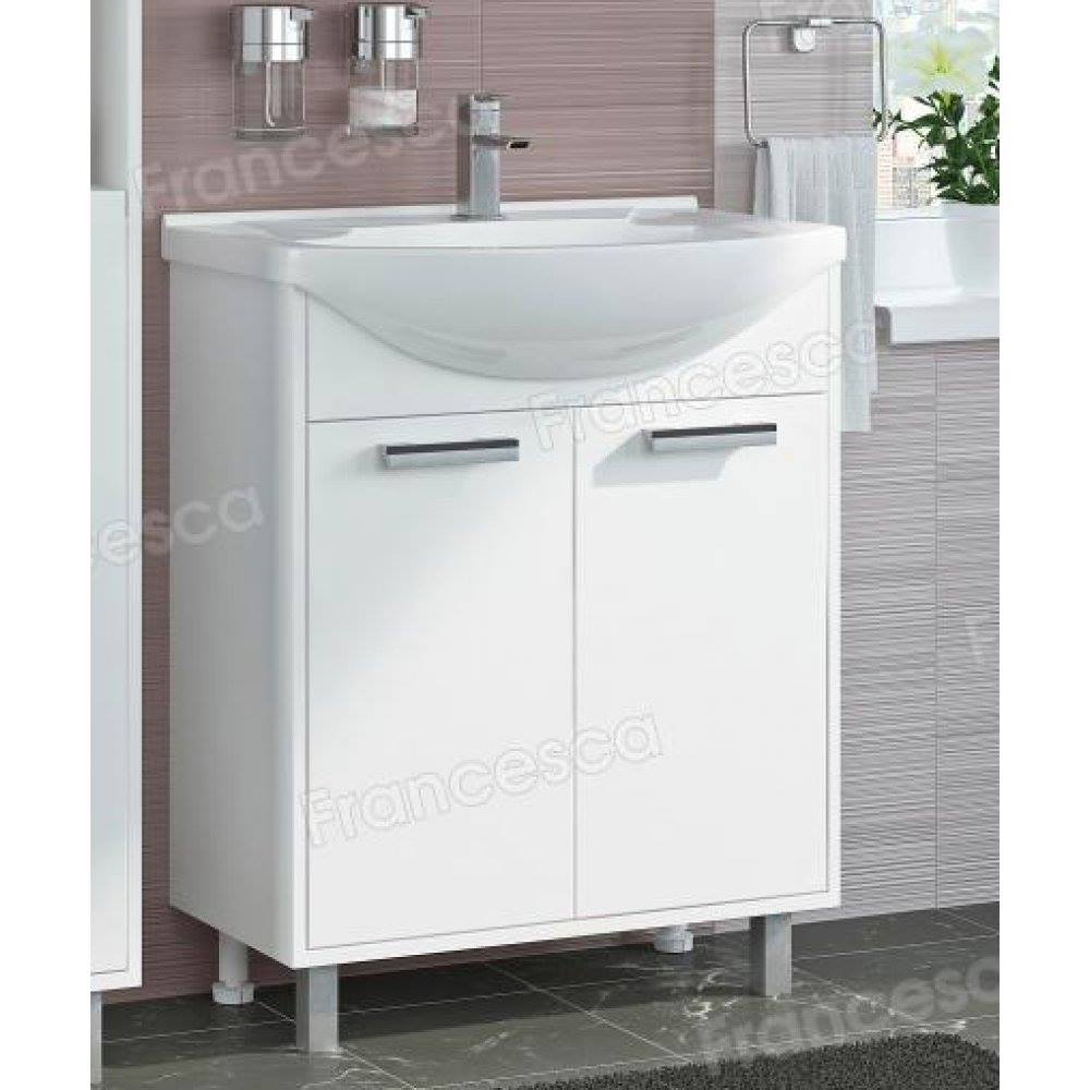 

Тумба с раковиной Francesca Eco 65 белый (2 дв. ум. Элеганс 65) Francesca