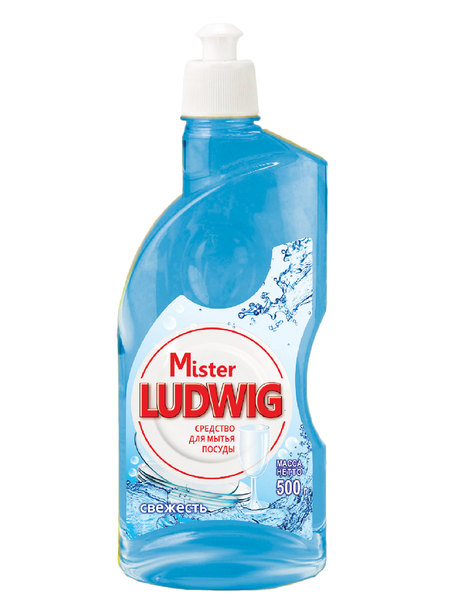 фото Средство для мытья посуды romax mister ludwig fresh, 500 г