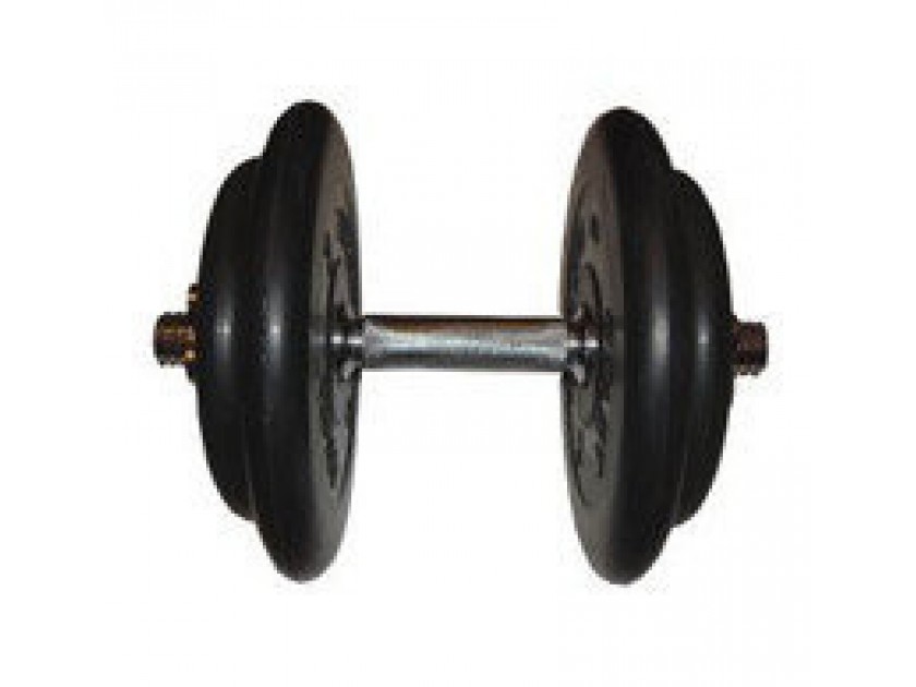 Разборная гантель MB Barbell MB-FdbM31 1 x 16,5 кг, черный