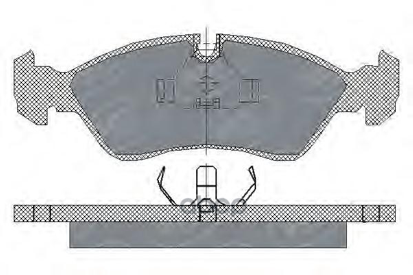 

Тормозные колодки SCT SP158