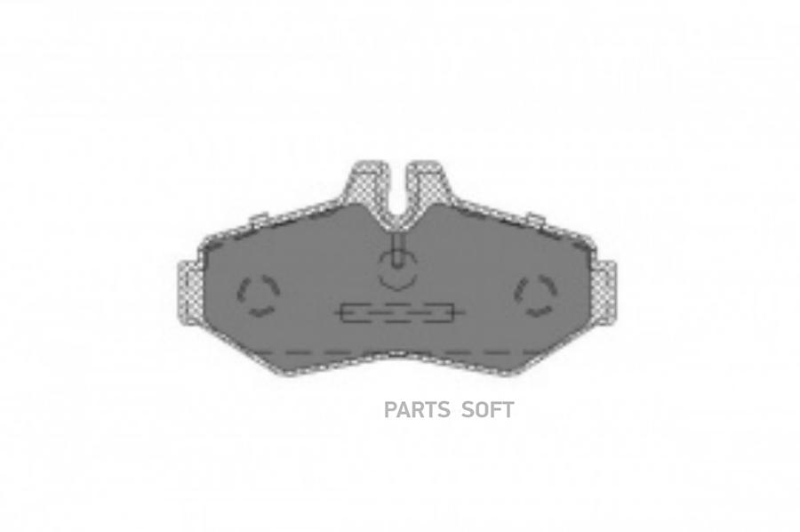 

Тормозные колодки SCT SP233