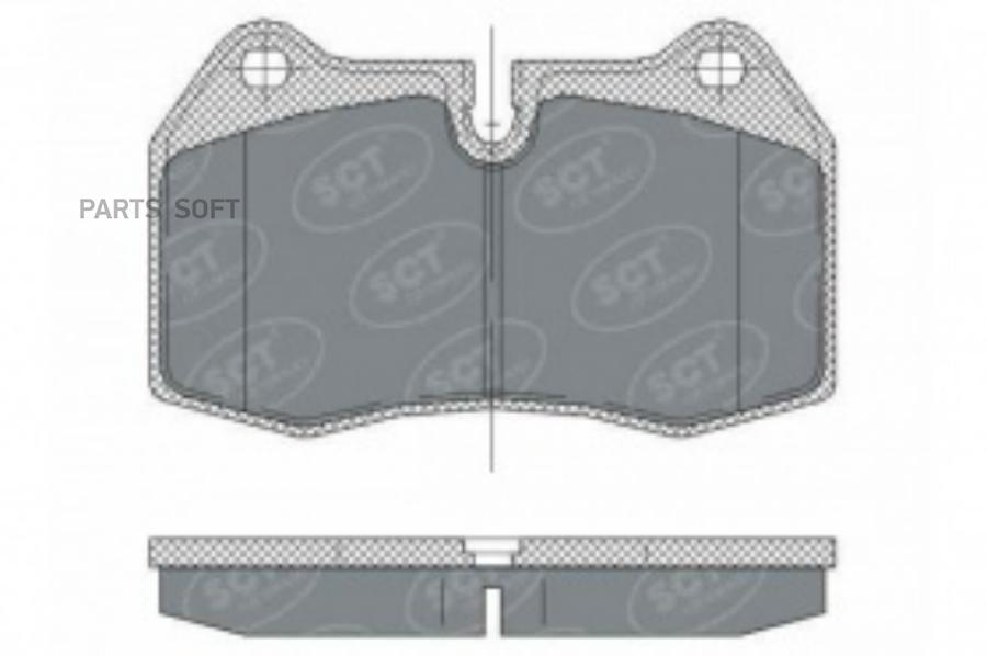 

Тормозные колодки SCT SP272