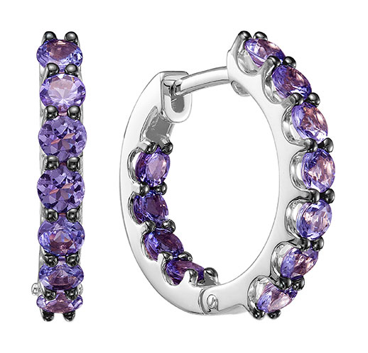 

Серьги из белого золота с танзанитом Империал S0756-208, S0756-208