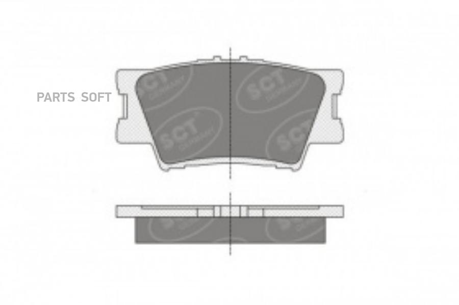 

Тормозные колодки SCT SP336