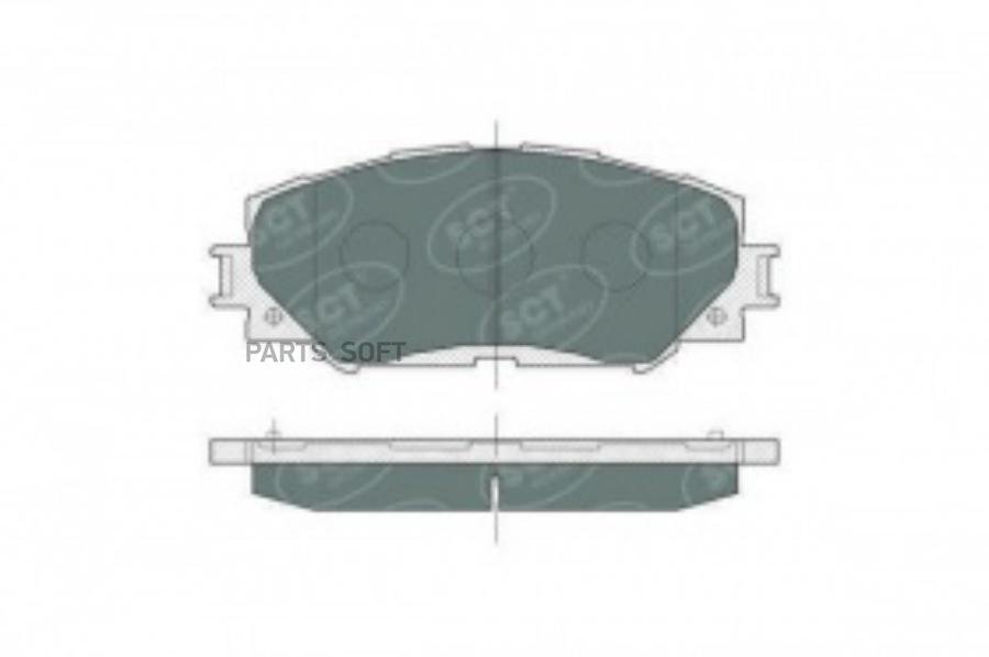 

Тормозные колодки SCT SP377