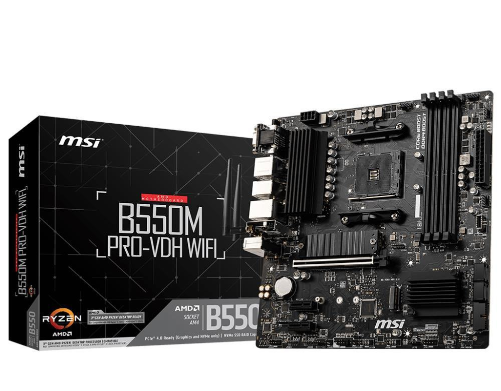 

Материнская плата MSI B550M Pro-VDH WIFI, B550M Pro-VDH WIFI