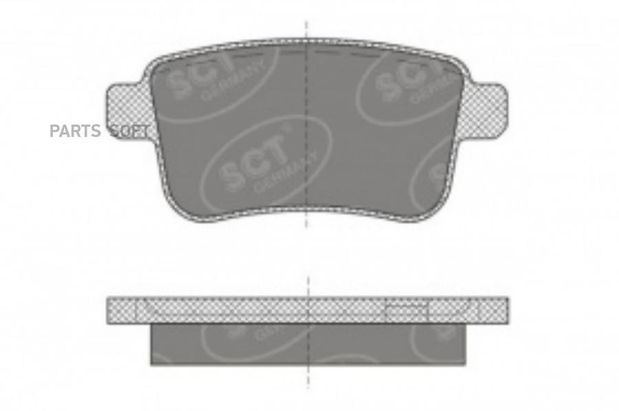 Тормозные колодки SCT SP491