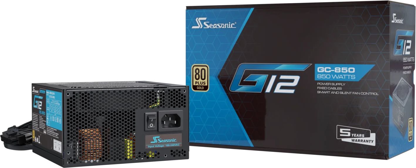 

Блок питания Seasonic G12 GC-850 850W (G12 GC-850 SSP-850RT2), G12 GC-850