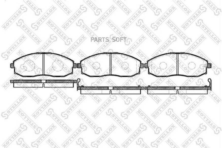 

Тормозные колодки Stellox дисковые 714002SX