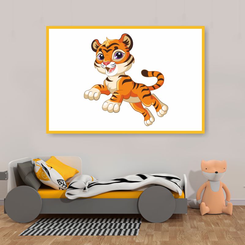 Постер Тигр ПолиЦентр, размер 90х60 см