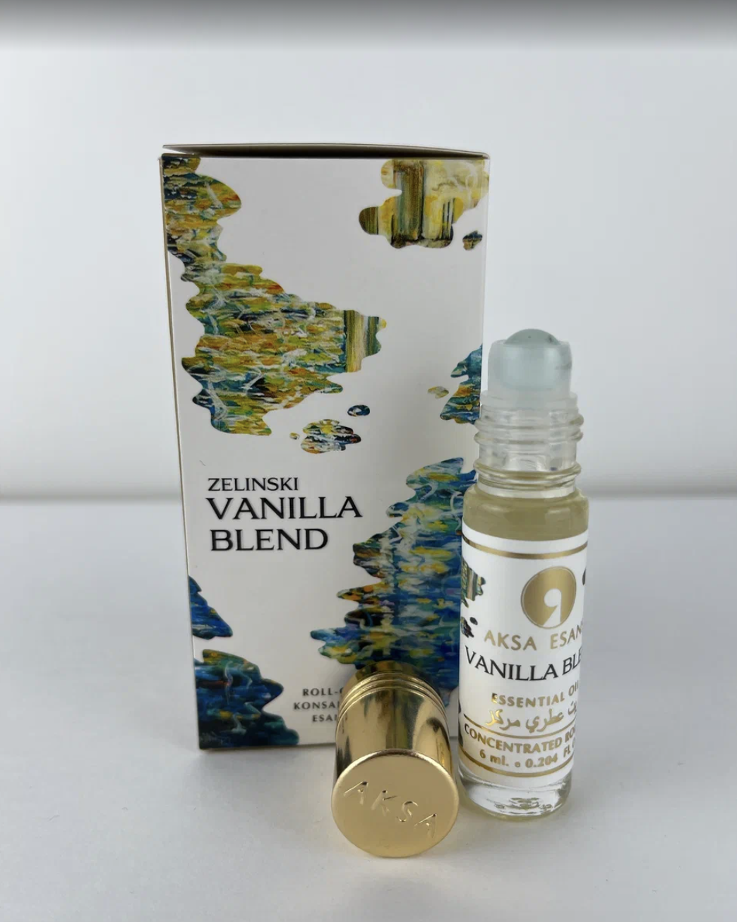 Масло парфюмерное Aksa Esans Vanilla Blend 6 мл 1шт herbolive масло для тела с ванилью и зеленым чаем 250 0