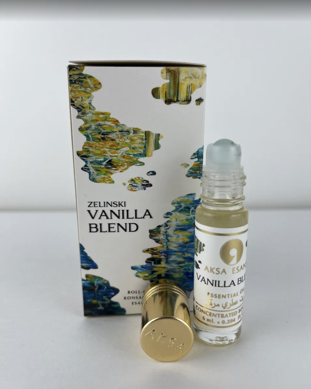 Масло парфюмерное Aksa Esans Vanilla Blend 6 мл 1шт blend