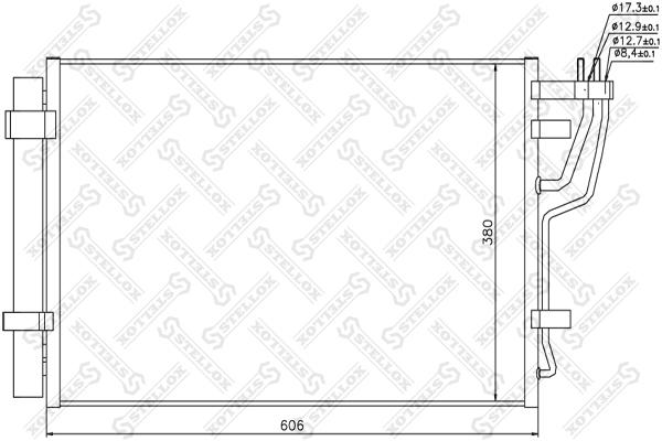 

Радиатор Кондиционера STELLOX 1045381SX