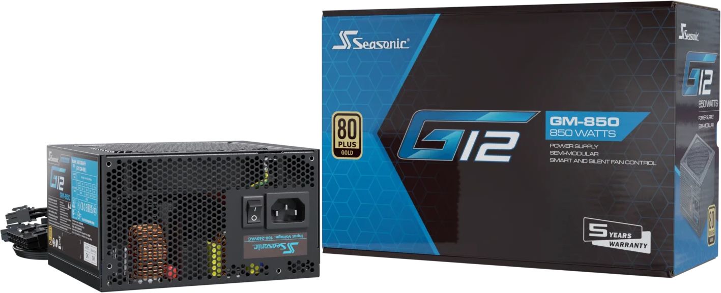 

Блок питания Seasonic G12 GM-850 850W (G12 GM-850 SSR-850FM), G12 GM-850