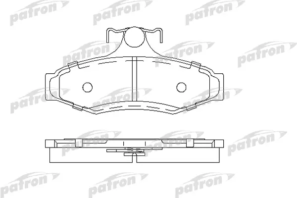 

Тормозные колодки PATRON дисковые PBP1336