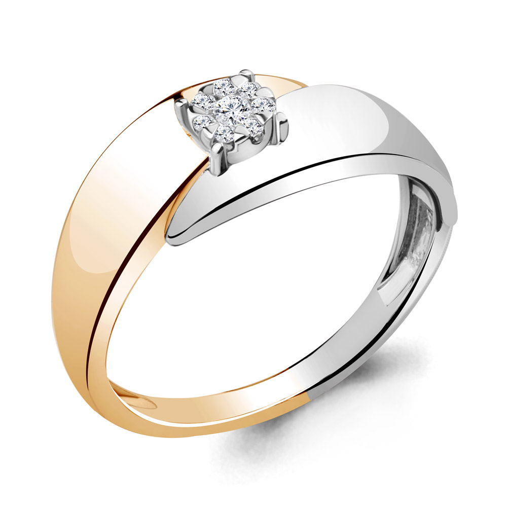 

Кольцо из золота с бриллиантом р.  Yahont 128474, 128474