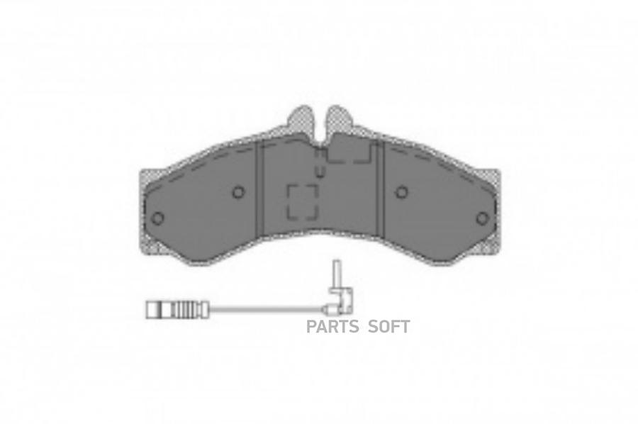 

Колодки тормозные SCT sp132