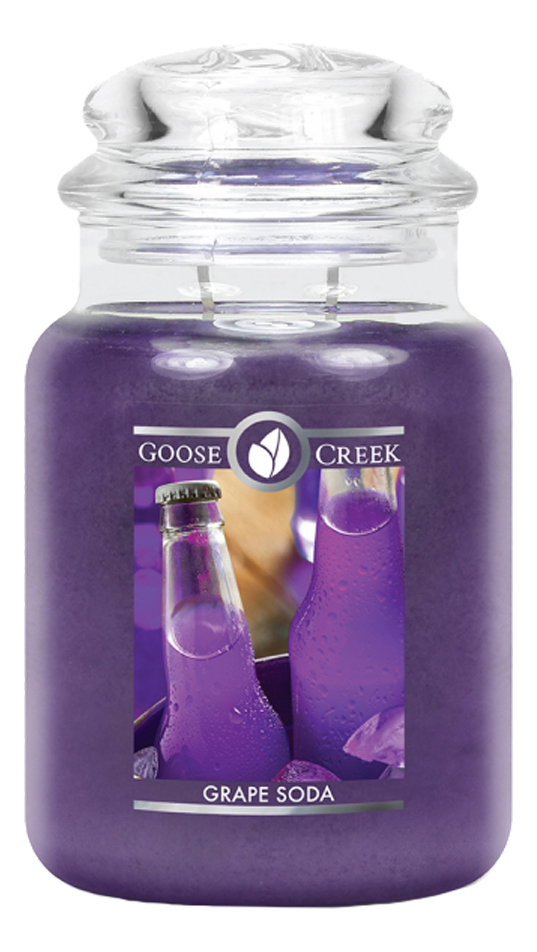 фото Ароматическая свеча goose creek grape soda (виноградная сода) 680г