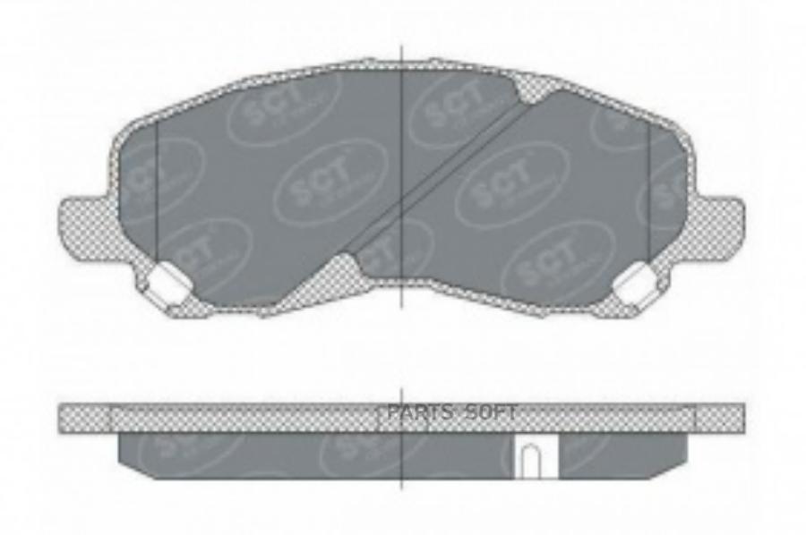 

Колодки тормозные передние дисковые Mitsubishi Lancer VII/Lancer VIII/Lancer VIII Sportbac