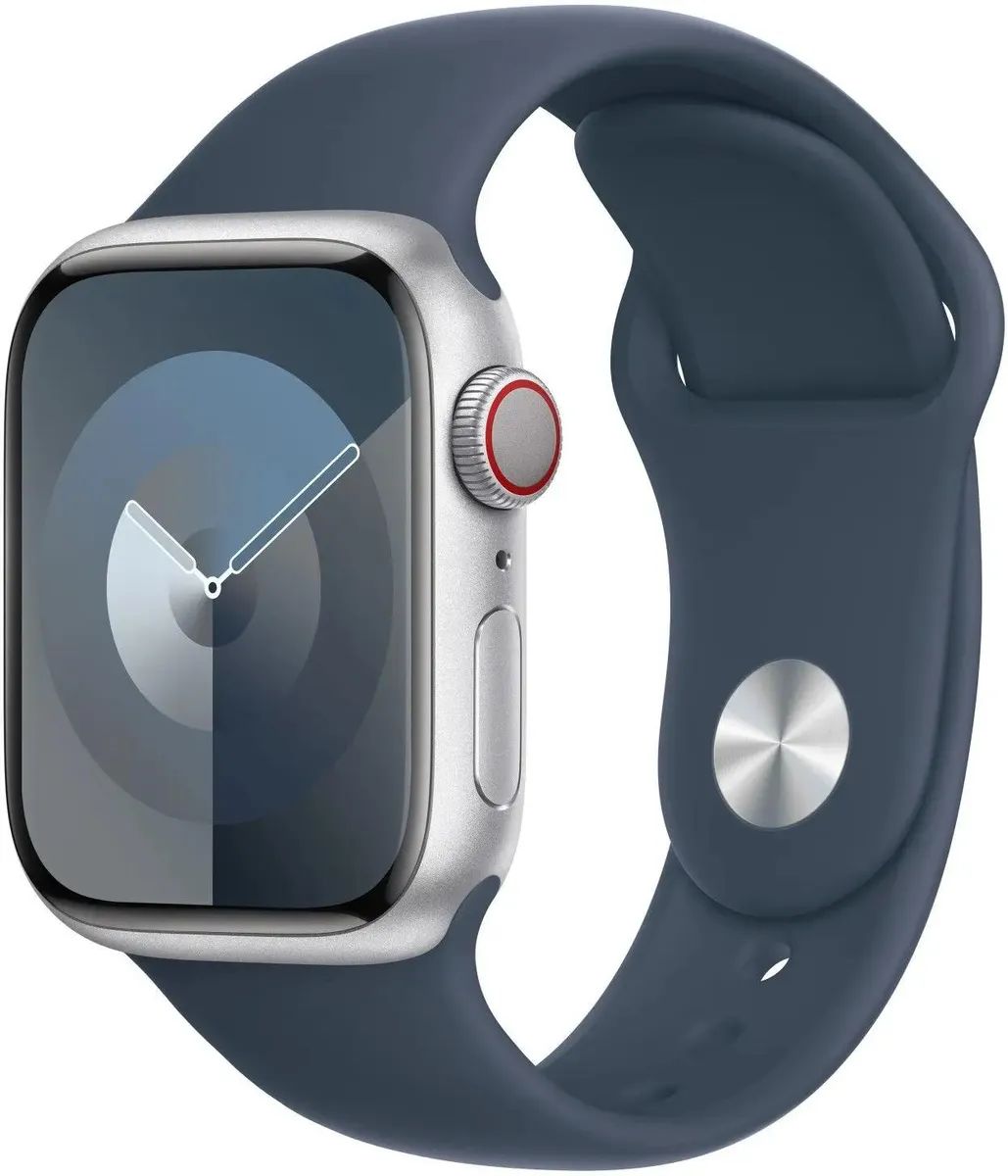 Смарт-часы Apple Watch SE A2723 MREE3LL/A, 44 mm, Silver Alu/Storm Blue