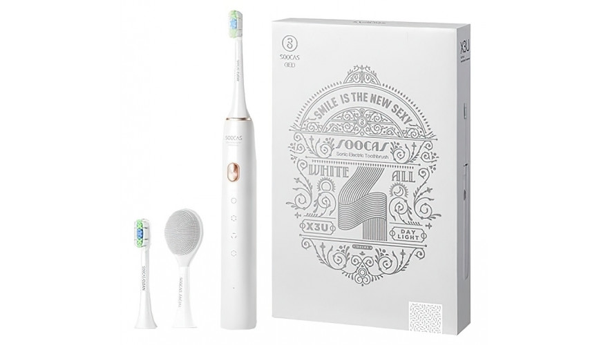 фото Зубная щетка электрическая soocas x3u sonic electric toothbrush white set китайская версия