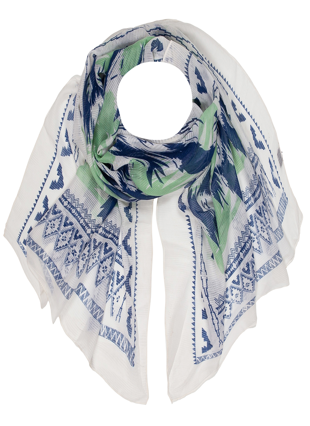 

Палантин женский Каляев 60514 зеленый, 60514