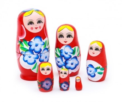 

Матрёшка Русская краса , 6 кукол